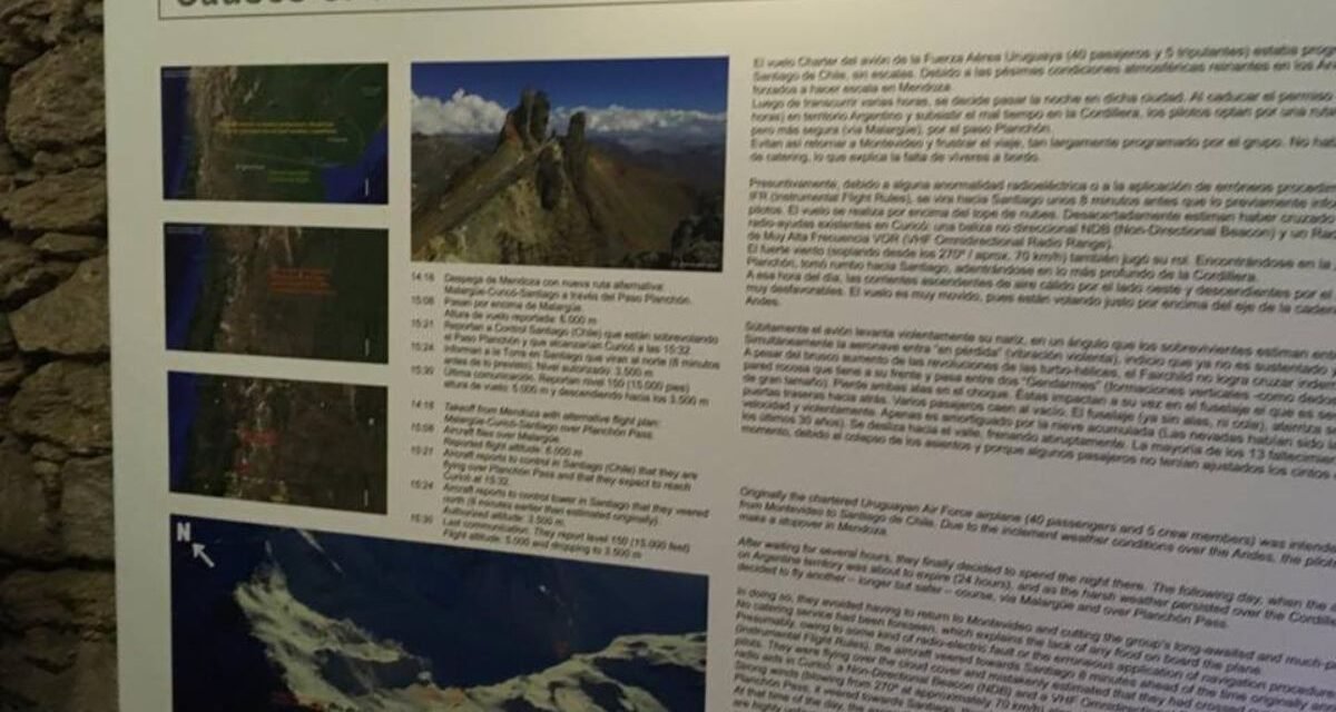 Museo de los Andes Montevidéu Tragédia dos Andes Sobrevivência Acidente aéreo História de vida Cordilheira dos Andes Old Christians Club Exposição histórica Milagre dos Andes