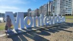 placa turística para fotos em Montevideo