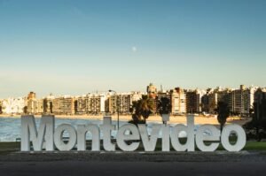 Letreiro Montevidéu em Pocitos