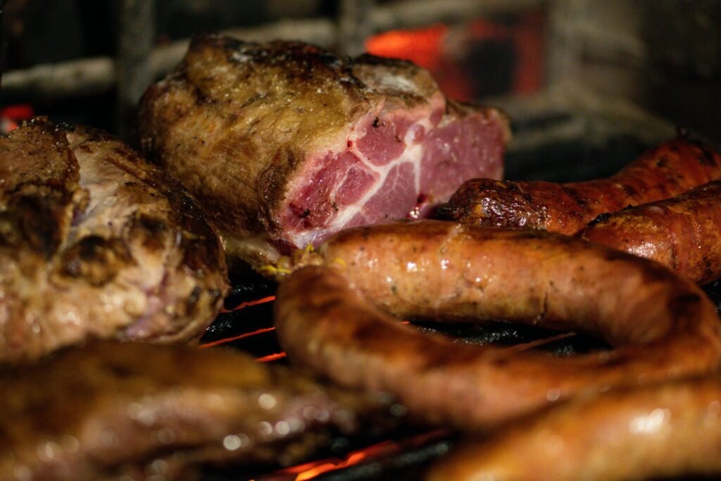 carnes em disposição