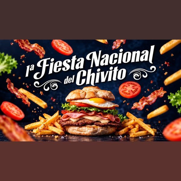Arte da 1ª Fiesta Nacional del Chivito em Punta del Este