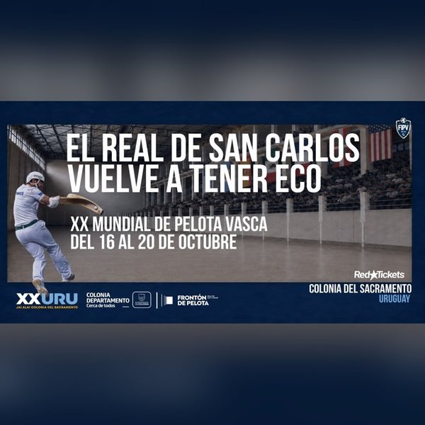 Arte do Mundial de Pelota Basca no Real de San Carlos