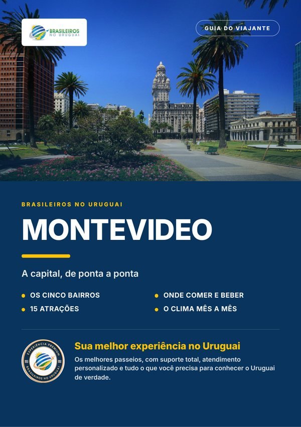 Capa do Guia de Montevideo: Atrações e Restaurantes