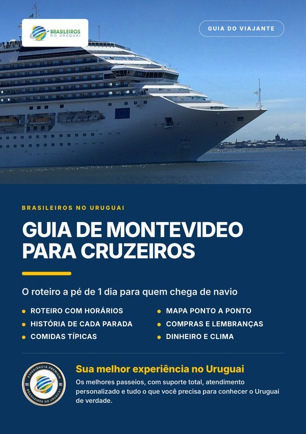 Capa do Guia de Montevideo para Cruzeiros